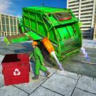 Flying Garbage Truck Simulator أيقونة