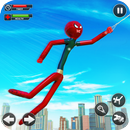 APK Spider Stickman Rope Superhero : Stickman Games