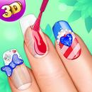 3D Nail Art Manicure игры для парикмахерских игр APK