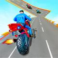 Police Bike Mega Ramp Impossible Bike Stunt Games