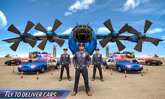 Police Car Transport Truck Ekran Görüntüsü 1