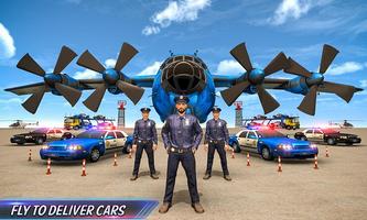 Police Car Transport Truck 스크린샷 1