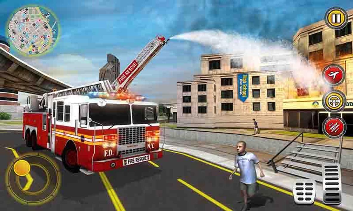 Download Flying Firefighter Truck Simulator 2019 APK free latest