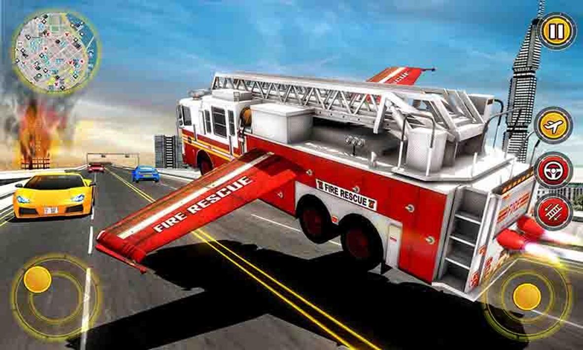 Download Flying Firefighter Truck Simulator 2019 APK free latest