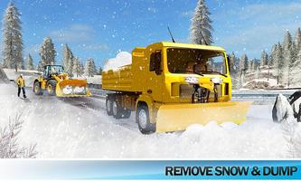Snow blower, Excavator Crane Truck Driver syot layar 1