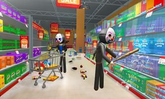 سوبرمان stickman السطو: fps اطلاق النا تصوير الشاشة 2