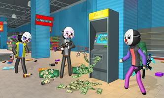 سوبرمان stickman السطو: fps اطلاق النا تصوير الشاشة 3