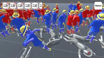 Red and Blue: Battle Simulator screenshot 1