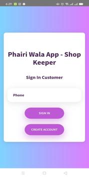 Phairi Wala App - Shopkeeper screenshot 1