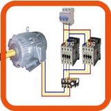 Three Phase Motor Wiring Circuit icône