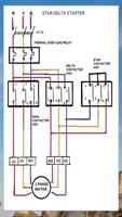 Three Phase Motor Wiring Circuit Affiche
