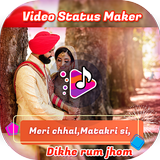 MyPic Punjabi Lyrical Video Status Maker With mp3 icône