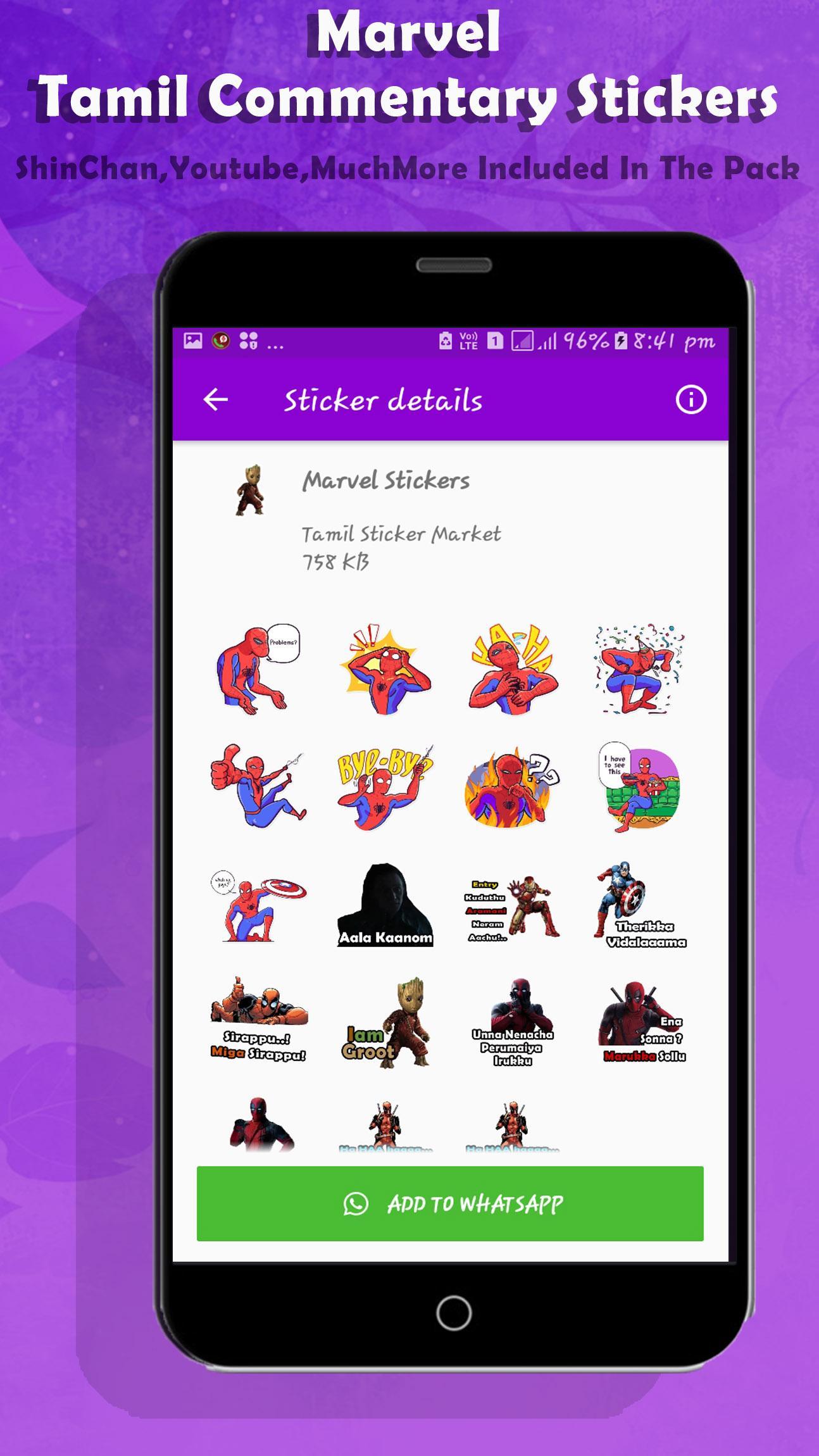 Tamil Whatsapp Stickers Market Wastickerapps For Android Apk