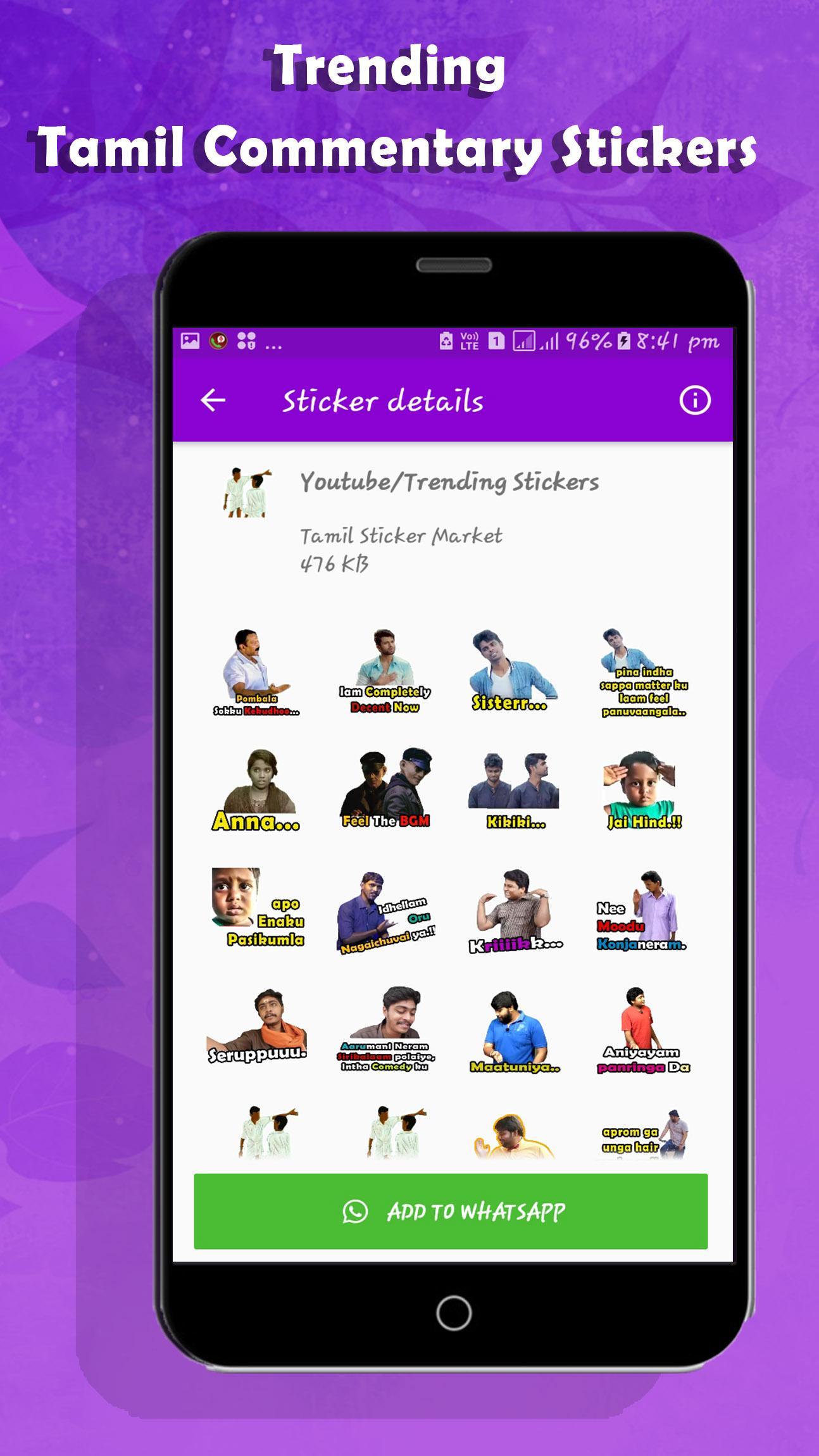 Tamil Whatsapp Stickers Market Wastickerapps For Android Apk