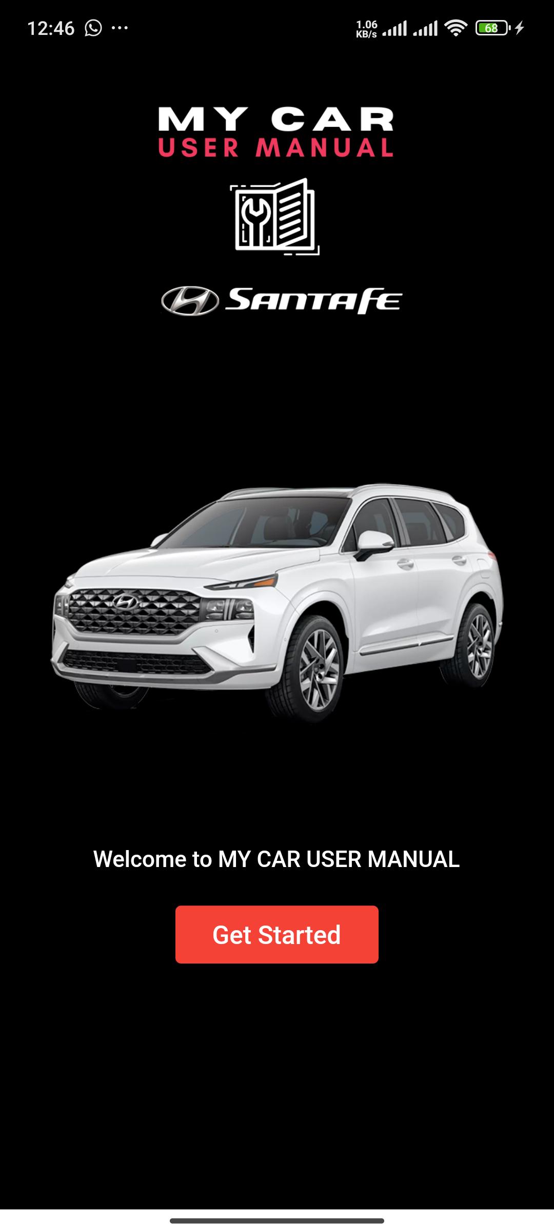 Hyundai Santa Fe User Manual APK for Android Download