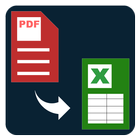 Convert PDF to XLSX آئیکن