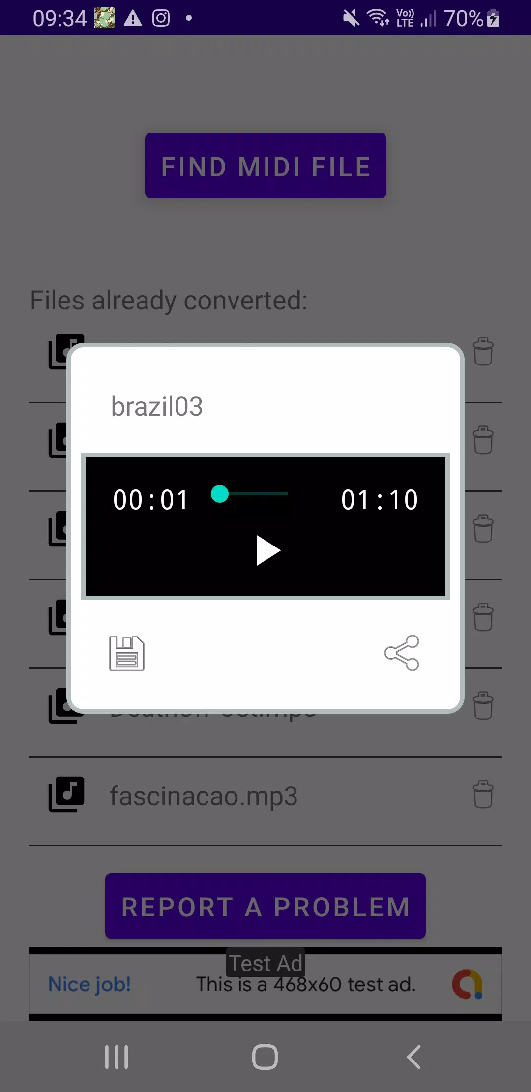 Descarga de APK de MIDI To MP3 Converter para Android