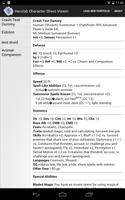 Hero Lab Character Sheet تصوير الشاشة 1