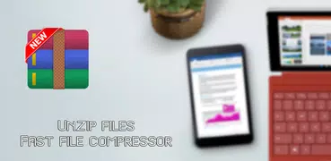 Unzip files 2018 - Fast file compressor