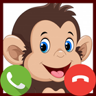 Fake Call Monkey icône
