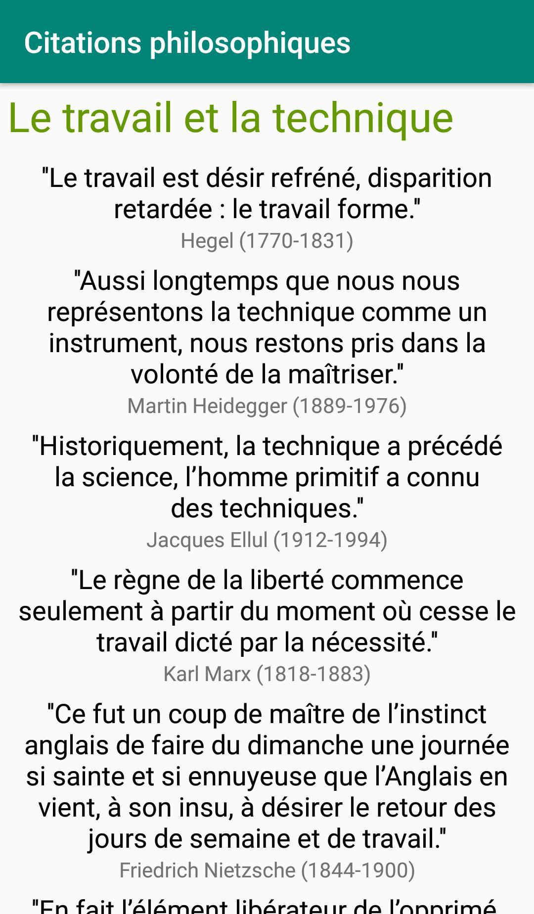 Android용 Citaphilo Citations Philosophiques Bac Apk 다운로드