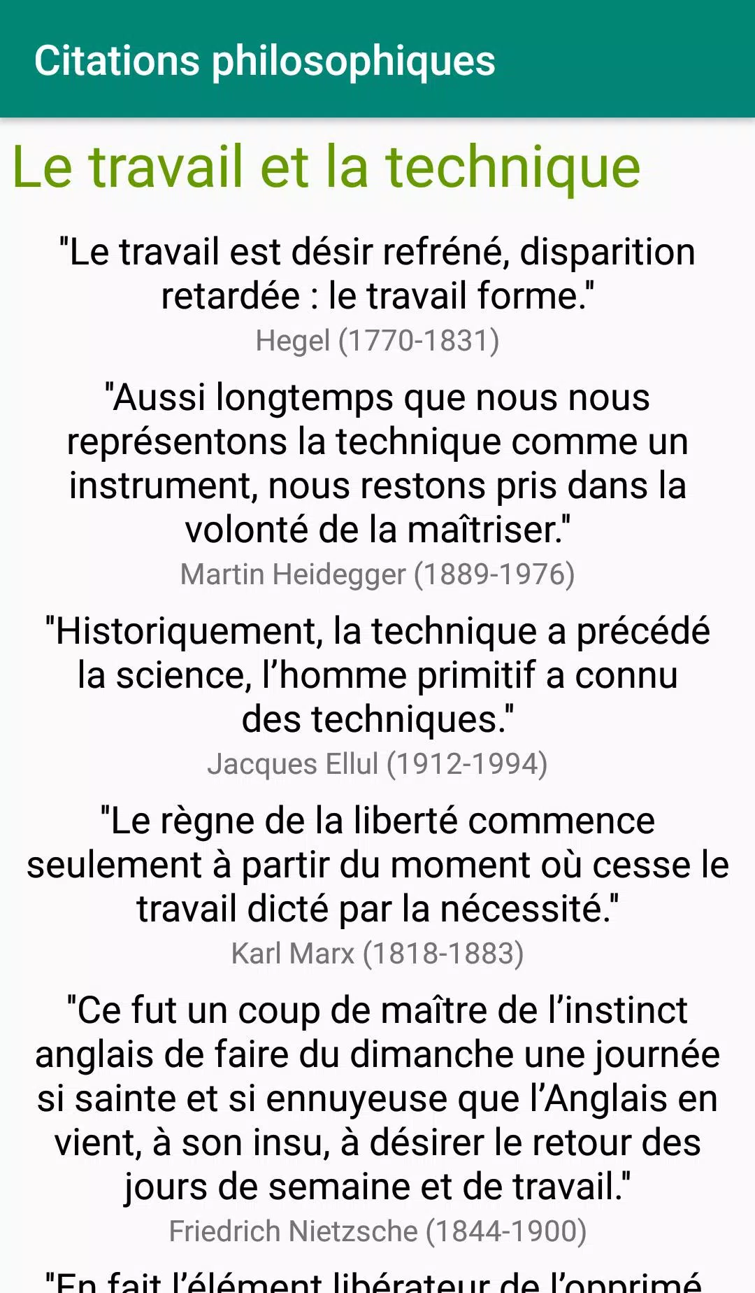 Citaphilo Citations Philosophiques Bac Apk For Android Download