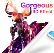 U Launcher 3D:temas 3D Cartaz
