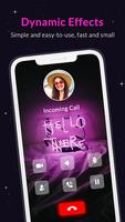 Color Call Screen Call Themes capture d'écran 1