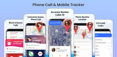 Phone Call & Mobile Tracker Affiche