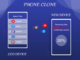 clone do telefone: de transferência de dados imagem de tela 3