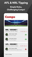AFL & NRL Tipping - One Pick poster