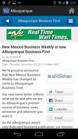Albuquerque Business First capture d'écran 1