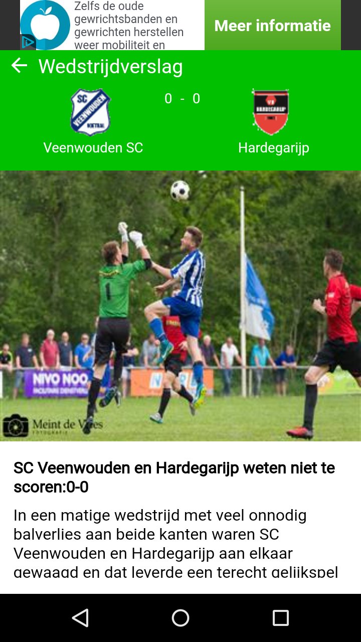 Voetbalnederland Liveuitslagen For Android Apk Download