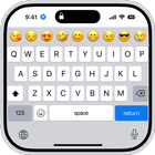 ikon iphone 15 Keyboard Fonts Emoji