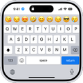 iphone 15 Keyboard Fonts Emoji