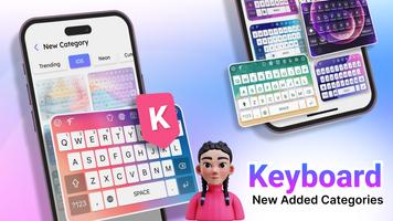 iphone 15 Keyboard Fonts Emoji Plakat