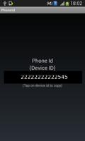 Phone device ID-poster