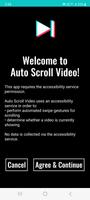 Auto Scroll Video plakat