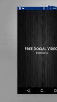 Téléchargeur gratuit de vidéos sociales capture d'écran 1