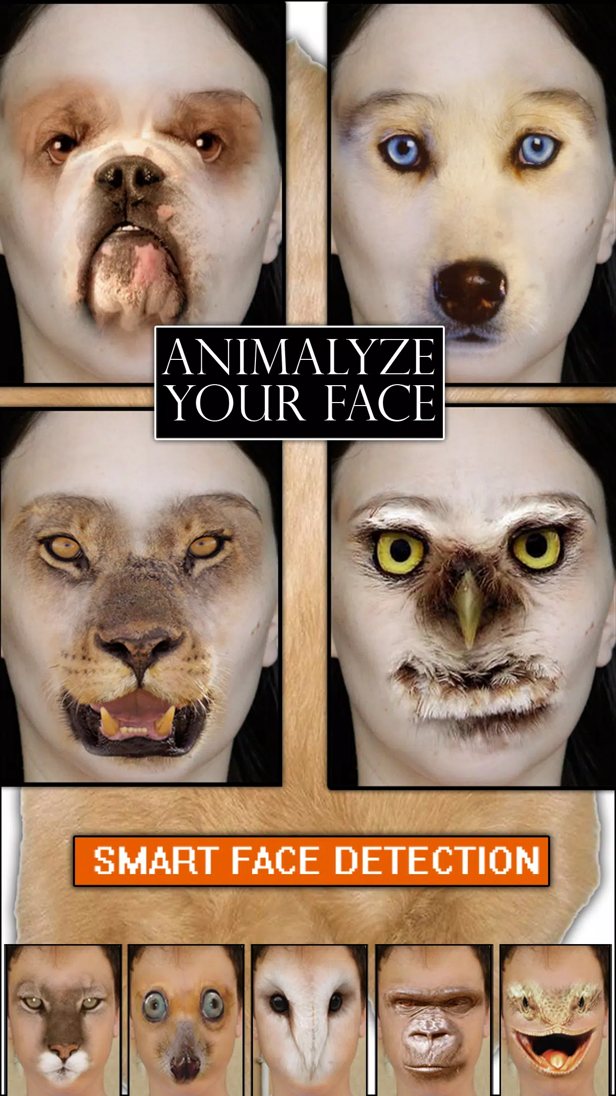 creepy animal faces