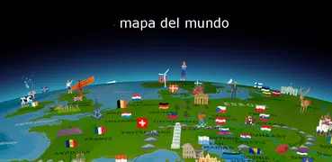 Mapa del mundo Atlas 2024