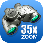 Binoculars 35x zoom Night Mode (Photo and Video)-icoon