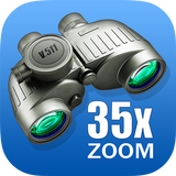 Binoculars 35x zoom Night Mode (Photo and Video) simgesi