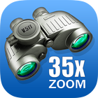 Binoculars 35x zoom Night Mode (Photo and Video) icon