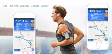 Gps Running, Walking, Cycling, Driving tracker
