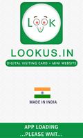 Lookus - Digital Visiting Card and Mini website Affiche