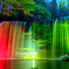 Neon Waterfalls Live Wallpaper আইকন