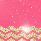 Różowy Brokat Animowane Tapety ikona