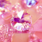 الماس الوردي خلفيات حية أيقونة