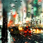 เมืองที่ฝนตกพื้นหลังเคลื่อนไหว icon